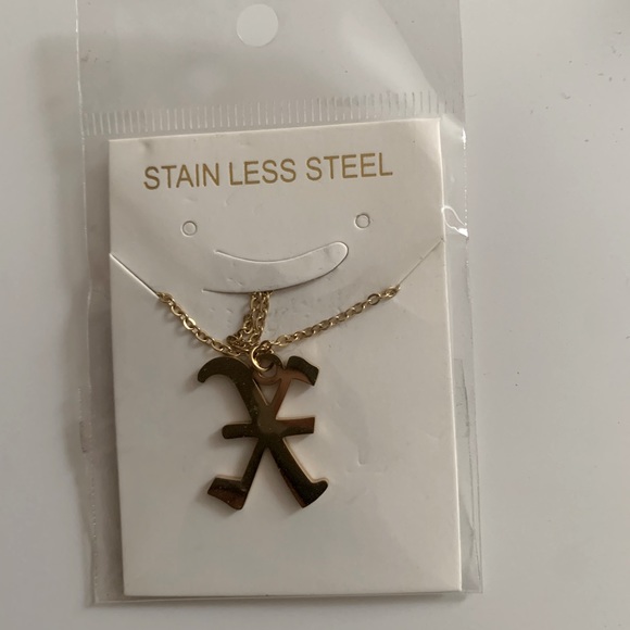 Gold Stainless Steel Necklace - Picture 1 of 2